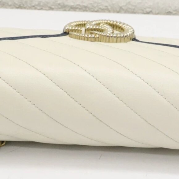 Gucci GG Marmont Torchon Wallet On Chain - Picture 8 of 14